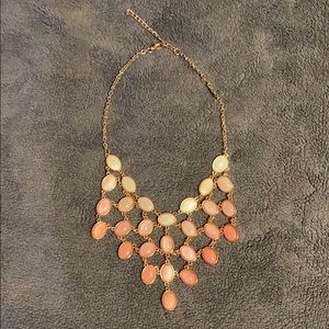 Never worn pink ombré necklace